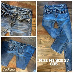 Miss Me Straight Leg Jean Sz 27